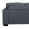 U861-GR Sofa & Loveseat Set by Global in Gray Fabric w/Options