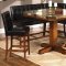 Medium Brown Cherry Dinette w/Square Marble-Like Table Top