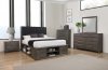 Phoenix Bedroom 205470 in Coco Gray & Black by Coaster w/Options