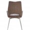 D4878DC Swivel Dining Chair Set of 4 in Brown PU by Global