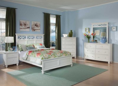 Sanibel Bedroom 2119W by Homelegance in White w/Options