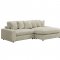 Blaine Sectional Sofa 509899 in Sand Corduroy by Coaster