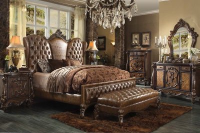 Versailles 21100 Bedroom in Cherry Oak by Acme