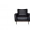 U858 Sofa & Loveseat in Black Leather Gel by Global w/Options