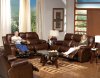 Catnapper Tobacco Top Grain Leather Dallas Motion Sofa w/Options