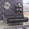 Clarissa Sofa 607 in Grey Velvet Fabric by Meridian w/Options