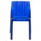 Ruffle Set of 4 Dining Chairs RC21BU in Blue by LeisureMod