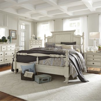 High Country 5Pc Bedroom Set 697-BR in Antique White by Liberty [LFBS-697-BR-QPS-High Country]