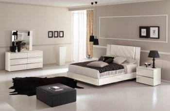 Stella Premium Bedroom in White by J&M w/Optional Casegoods [JMBS-Stella]