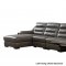 Ludlow Motion Sectional Sofa in Elephant Gray by Beverly Hills