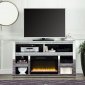 Noralie TV Stand w/Fireplace LV00311 in Mirrored by Acme