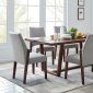 Brighid Dining Table CM3722T in Dark Oak & Light Gray w/Options