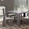 Mangano Dining Table in Grey by ESF w/Options