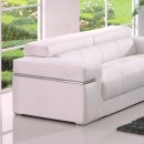 Sierra Loveseat White Bonded Leather by American Eagle Furniture