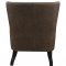 903817 Accent Chair Set of 2 in Brown Leatherette by Coaster