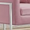 Pippa Accent Chair 524 in Pink Velvet Fabric by Meridian