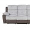 U5050 Motion Sofa & Loveseat Set in Light & Dark Gray by Global