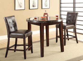 103787 3Pc Counter Height Dining Set by Coaster [CRDS-103787]