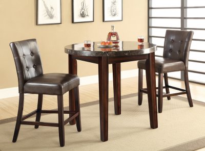 103787 3Pc Counter Height Dining Set by Coaster