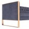 Farah Sofa TOV-4902 in Navy Fabric by TOV Furniture