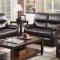 7282 Reclining Sofa in Espresso Faux Leather w/Options