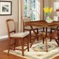 Redding II CM3026W-PT 5Pc Counter Height Dinette Set in Oak