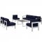 Shore Outdoor Patio Sofa 7Pc Set Choice of Color 2566 by Modway