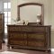 Wells Transitional Bedroom CM7548 in Dark Oak w/Options