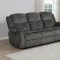 Jennings Power Motion Sofa 610254P in Charcoal by Coaster