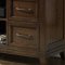 Amaretto Finish Stylish Contemporary TV Stand w/Storages