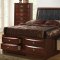 Hayden Bedroom in Merlot by Global w/Optional Case Goods