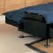 Black and Blue Modern Sofa Bed With Extra Cushioned Layer