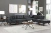 Churchill Sectional Sofa 551401 in Dark Grey - Coaster w/Options