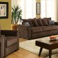 Rydel Sofa CM6127 in Brown Fabric w/Options