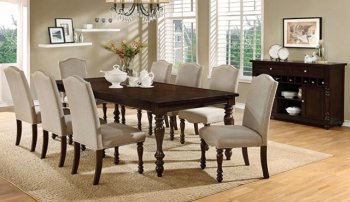 Hurdsfield CM3133T Dining Table 7Pc Set Antique Cherry w/Options [FADS-CM3133T-Hurdsfield]