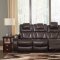 Warnerton Power Motion Sofa 75407 Chocolate by Ashley w/Options