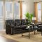 Charley Sofa & Loveseat Set 9715PU in Brown Vinyl by Homelegance