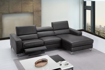 Ariana Sectional Sofa in Premium Leather by J&M [JMSS-Ariana]