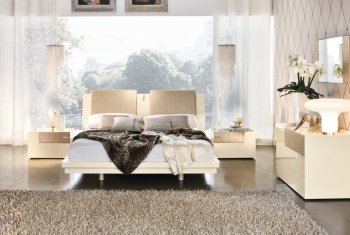 Diamond Ivory Bedroom by Rossetto w/Optional Casegoods [Rossetto-Diamond Ivory]