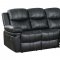 Listowel Motion Sofa CM6992BK in Black Leather Match w/Options