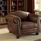 Joni Sofa CM6194 in Brown Leatherette w/Options