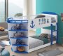 Neptune Bunk Bed BD00577 in White & Sky Blue by Acme