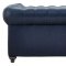 Durango Sofa TOV-S38 in Rustic Navy Blue Leather - TOV Furniture