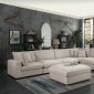 Casoria Sectional Sofa 9869 in Neutral Fabric by Homelegance