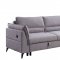 Helaine Sleeper Sofa 55560 in Gray Fabric by Acme