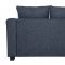 U9196 Sofa & Loveseat Set in Blue Chenille by Global w/Options