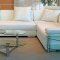 3334 Sectional Sofa in White Bonded Leather by VIG