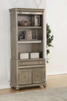 801973 Bookcase in Metallic Platinum by Coaster