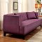 Sofia CM6761PR Sofa in Purple Fabric w/Options