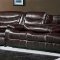 Gramercy 644 Motion Sectional Sofa in Brown Bonded Leather